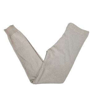 NWT Zara Taupe Ribbed Knit Leggings Size Large Zara 13/14 Girls A1‎